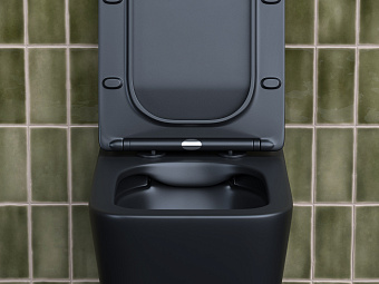 Унитаз подвесной Ceramica Nova Metric CN3007MB безободковый с микролифтом