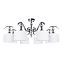 Люстра потолочная Arte Lamp IBIZA A4038PL-8CC 40Вт 8 лампочек E14