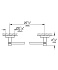 Полотенцедержатель GROHE Essentials 40366BE1 никель глянцевый 65,4см