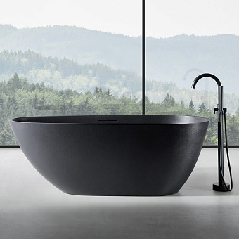 Ванна каменная Abber Dortmund AM9911B 170х75см отдельностоящая