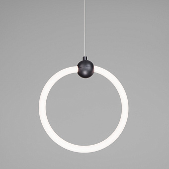 Светильник подвесной Eurosvet Rim 90166/1 черный 15Вт LED