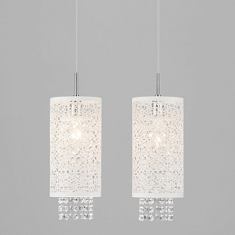 Светильник подвесной Eurosvet Laguna 1181/2 хром 60Вт E14