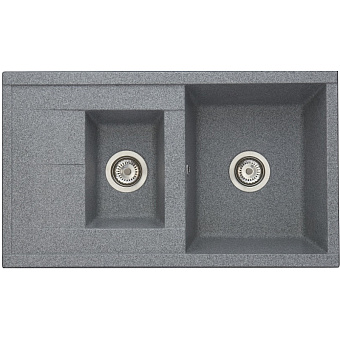 Мойка кухонная Акватон Делия 1A716232DE230 78,7х51см серый