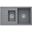 Мойка кухонная Акватон Делия 1A716232DE230 78,7х51см серый