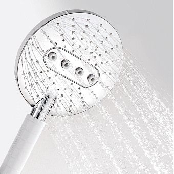 Душевой гарнитур WASSERKRAFT A044 бежевый/хром