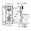 Инсталляция для подвесного унитаза GROHE Rapid Sl 39002000