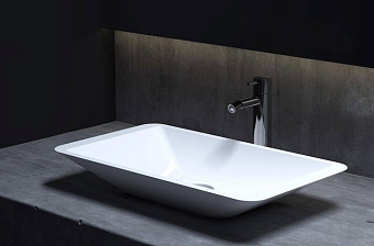 Раковина накладная SALINI CALLISTA 1101207SMRF S-Stone матовая 57,5х35см