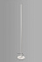 Торшер CRYSTAL LUX CLT 035 CLT 035PT1600 WH 25Вт LED
