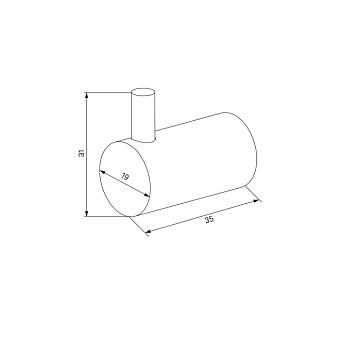 Крючок IDDIS Petite PET2G02i41 золото
