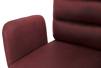 Кухонный стул поворотный AERO 64х65х91см сталь/экокожа Plum