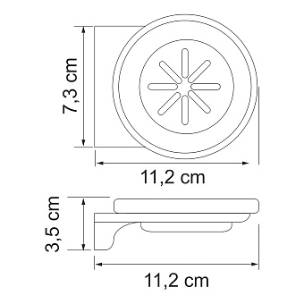 Мыльница WASSERKRAFT Kammel K-8300 K-8329 хром