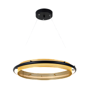 Светильник подвесной Eurosvet Imperio 90241/1 черный/ золото Smart 53Вт LED