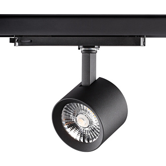 Трековый светильник Novotech PORT 358331 30Вт LED чёрный для трёхфазного трека