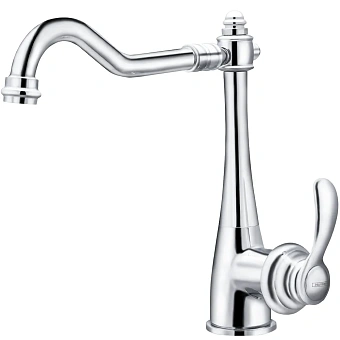 Смеситель для кухни Maxonor MN4076 поворотный излив хром