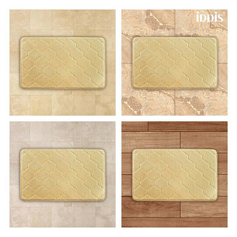 Коврик для ванной IDDIS Basic B21P580i12 50х80см жёлтый