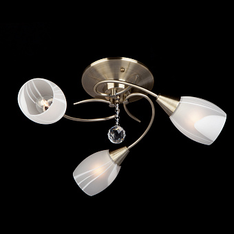 Люстра потолочная Eurosvet Virginia 30100/3 античная бронза 60Вт 3 лампочек E27