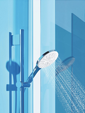 Душевой гарнитур GROHE Rainshower SmartActive 26578LS0 белый/хром