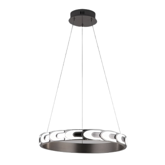 Светильник подвесной Eurosvet Chain 90163/1 сатин-никель 35Вт LED