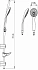 Душевой гарнитур MILARDO Shower Set 2103F71M16 хром глянец