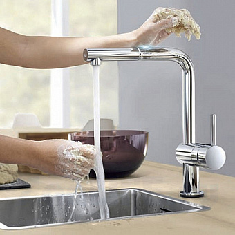 Смеситель для кухни GROHE Minta Touch 31360001 выдвижной излив хром