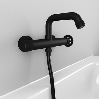 Смеситель для ванны IDDIS Grange GRABLR2i02WA чёрный матовый