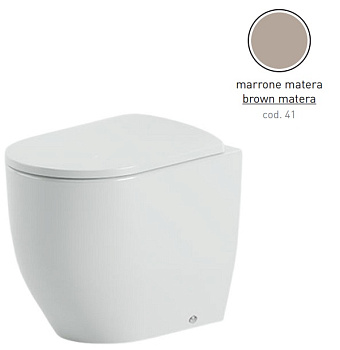 Унитаз приставной ArtCeram Monet MNV002 41 00 безободковый