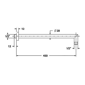 Держатель для верхнего душа Cisal DS01337024 золото