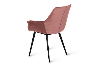 Кухонный стул AERO 65х44х85см велюр/сталь Rosa