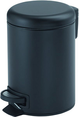 Мусорное ведро Gedy Potty 3309(14) чёрный матовый 5л с педалью