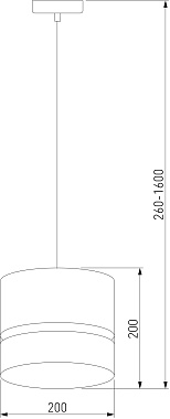 Светильник подвесной TK Lighting Paglia 6544 60Вт E27