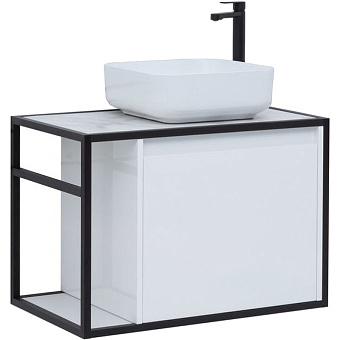 Тумба под раковину подвесная AQUANET Nova Lite Loft 261649 44х75х51,8см