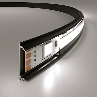 Профиль для светодиодной ленты Elektrostandard a053629 LL-2-ALP012 2000мм чёрный