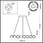Люстра подвесная Odeon CRYSTAL 5008/60L 60Вт 1 лампочек LED