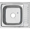 Мойка кухонная MELANA 6050 178t L (*10) 60х50см хром