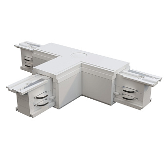 Коннектор Maytoni TRA005CT-31W-L белый для трёхфазного трека