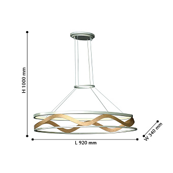 Люстра подвесная Favourite Infinite 2499-9P 31Вт 9 лампочек LED