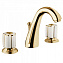 Смеситель для раковины Bongio Fleur Blanc 11501OR00 золотой