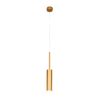 Светильник подвесной Eurosvet Dante 50203/1 LED матовое золото 10Вт LED