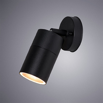 Светильник фасадный Arte Lamp MISTERO A3304AL-1BK 35Вт IP54 GU10 чёрный