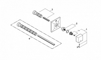 Вентиль запорный GROHE 19796000