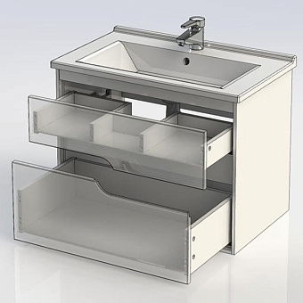Тумба с раковиной AQUANET Модена 212662 45х75х57,9см