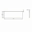 Экран для ванны AM-PM X-Joy W94A-150-070W-P1 150см