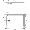Душевой поддон IDEAL STANDARD ULTRAFLAT S K8227FV 80х120см