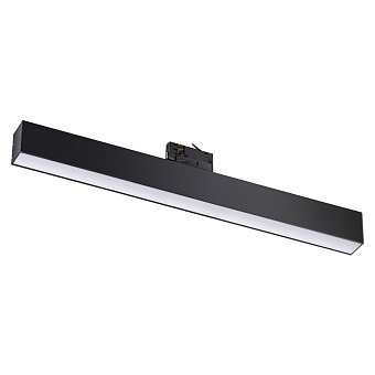 Трековый светильник Novotech ITER 358855 30Вт LED чёрный для трёхфазного трека