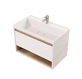 Тумба с раковиной MIRSANT Scandy УТ000080931 45х80х56см
