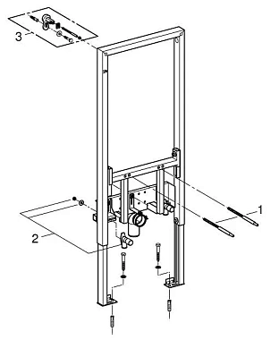 Инсталляция для биде GROHE Rapid SL 38553001
