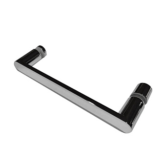 Угловое ограждение Abber Zart AG08090-S91 195х90см стекло прозрачное