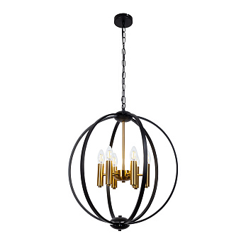 Светильник подвесной Arte Lamp CASTULA A7013SP-6BK 60Вт E14