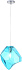 Светильник подвесной CRYSTAL LUX NUESTRO NUESTRO SP1 CHROME/BLUE 40Вт E14