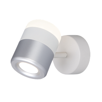 Светильник настенный Eurosvet Oskar 20165/1 LED белый/серебро 9Вт LED